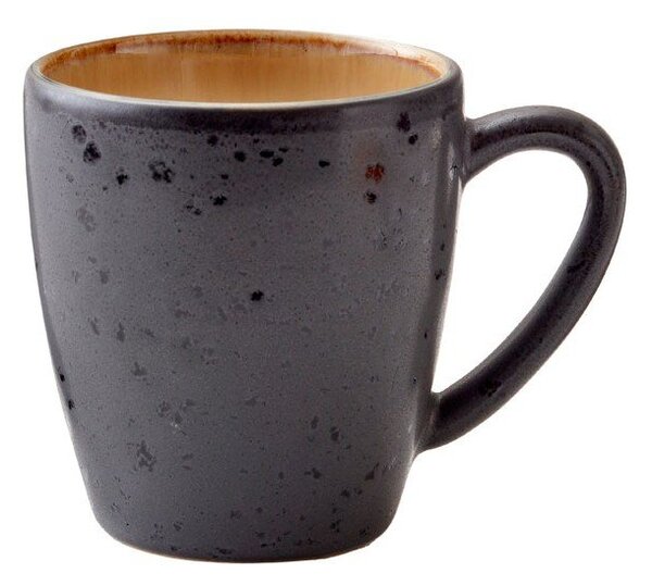 Черна/в кехлибарен цвят глинена чаша 190 ml Gastro Black/Amber – Bitz