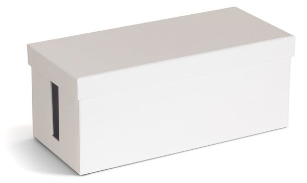 Бял картонен органайзер за кабели Cordy Paper Laminate – Bigso