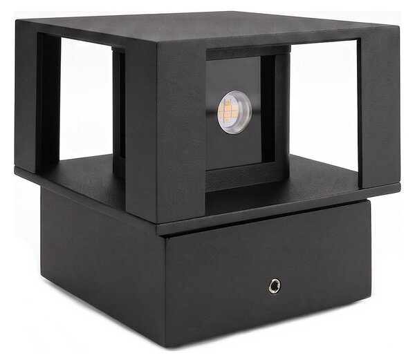 LED външен стенен аплик LED/12W/230V IP54 черен