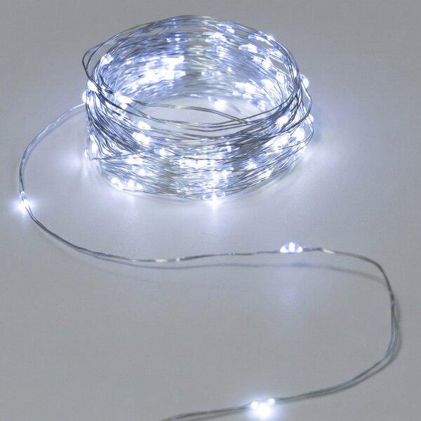 Aigostar - LED гирлянд 50xLED/3xAA 5,3m студено бяло