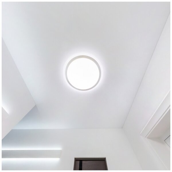 LED таванно осветително тяло за баня DEFENDER LED/12/18/24W/230V IP65 Ø 30 см бяло