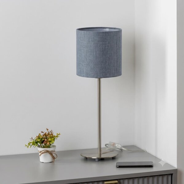 Brilagi - LED настолна лампа NUBILA 1xE27/60W/230V тъмносиня