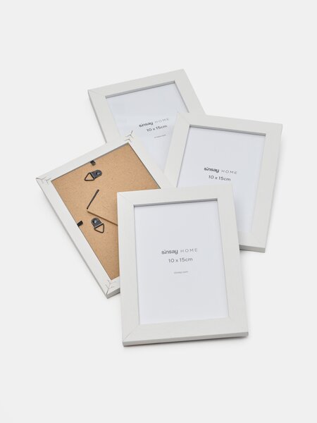 Sinsay - Рамки за снимки 4-pack - бял