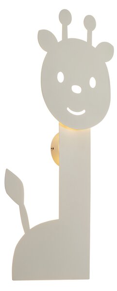 Детска стенна лампа бежова с LED 3-степенно димиране - Gigi the Giraffe