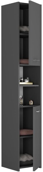 Тесен рафт за баня MODERN L-1 - различни цветови варианти сонома микс бяло