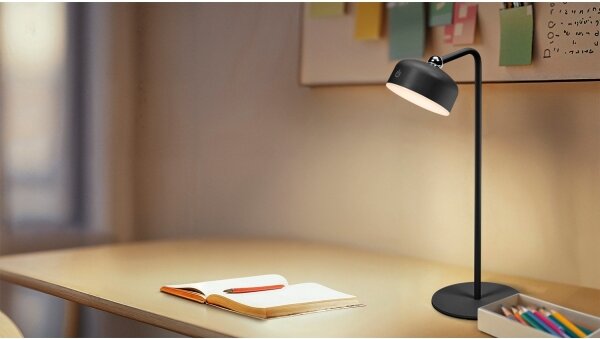 Osram - Димируема презареждаема настолна лампа 3 в 1 DECOR HELPER LED/1,8W/5V черна