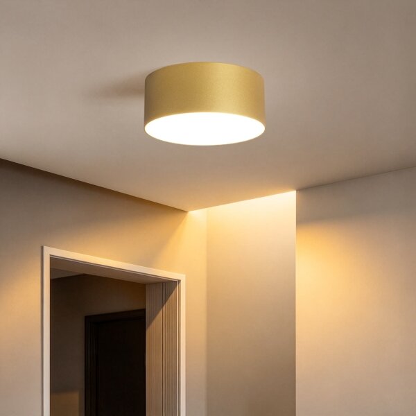 BRILAGI -LED Таванно осветително тяло за баня FORIS LED/20W/230V Ø 15 см златисто IP44