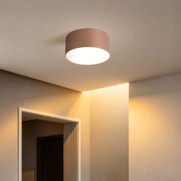 BRILAGI -LED таванен плафон за баня FORIS LED/14W/230V Ø 12 см бронзов IP44