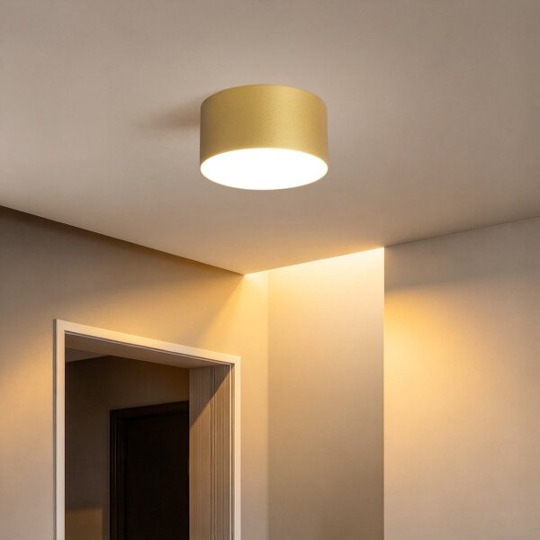 BRILAGI - LED Tavanно осветително тяло за баня FORIS LED/14W/230V Ø 12 см златисто IP4