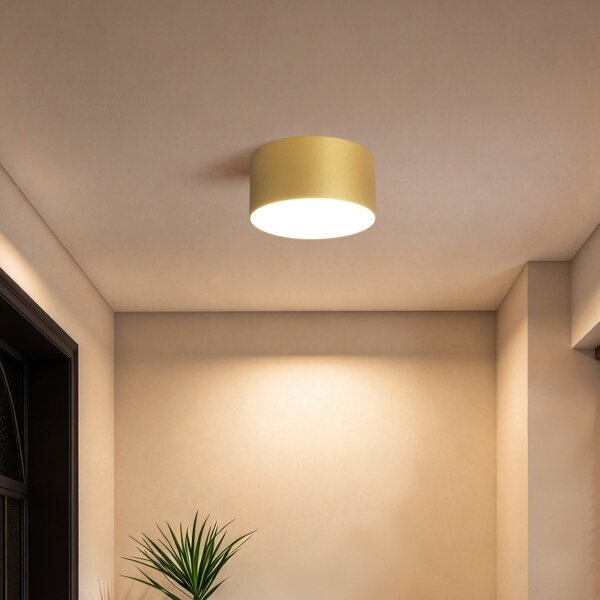 BRILAGI - LED Tavanно осветително тяло за баня FORIS LED/14W/230V Ø 12 см златисто IP4