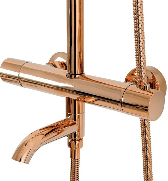Комплект за душ с термостат Rea Lungo Copper