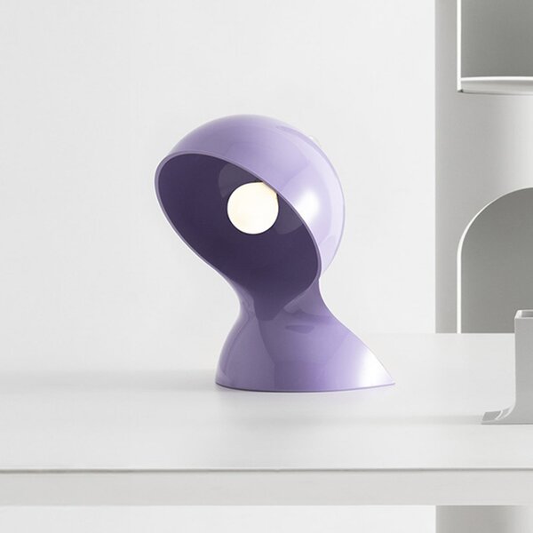 Artemide Настолна лампа „Dalù“ на Artemide, лилава, височина 26 см, E14, Лилав, Дневна/трапезария, Пластмаса, Дизайн
