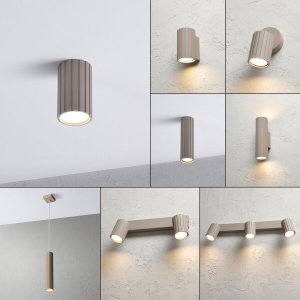 Brilagi - Точково осветително тяло CRISPINA 1xGU10/10W/230V, 10 см, бежово