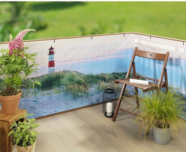 Пластмасов балконски параван 500x85 cm North Sea Coast – Maximex