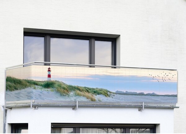 Пластмасов балконски параван 500x85 cm North Sea Coast – Maximex