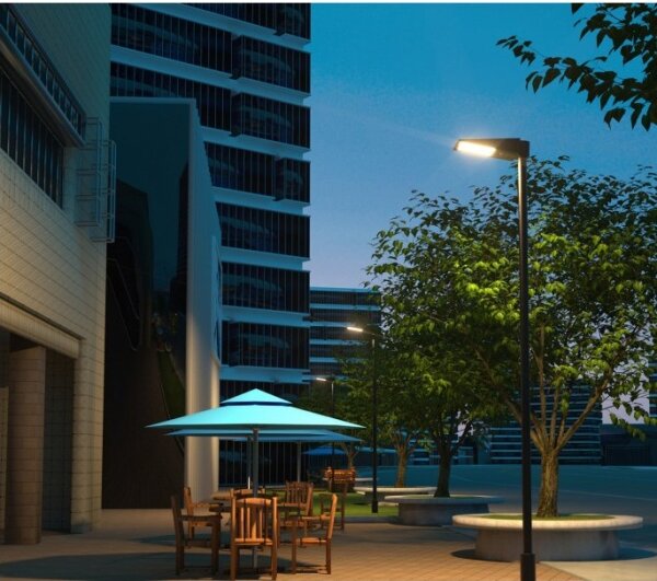 LED соларна улична лампа със сензор STREET LED/30W/9,6V 3000/4000K 6000 mAh IP65
