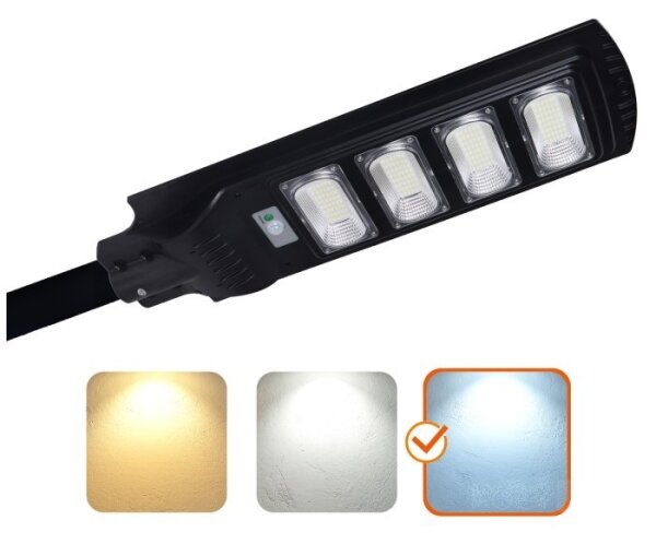 LED соларна улична лампа с вграден сензор URBI LED/11W/3,2V 6500K + DO IP54