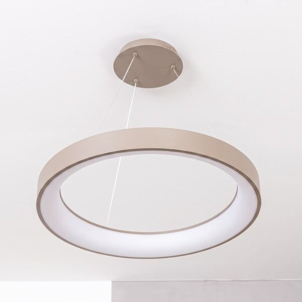 BRILAGI - LED димируем полилей на кабел FALCON II LED/99W/230V Ø 60 см бежов + с дистанционно управление