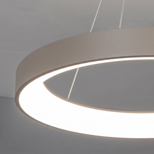 BRILAGI - LED димируем полилей на кабел FALCON II LED/99W/230V Ø 60 см бежов + с дистанционно управление