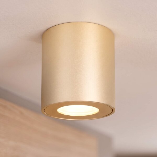 BRILAGI - Спот за баня MIA 1xGU10/30W/230V 84x80 mm златист IP54