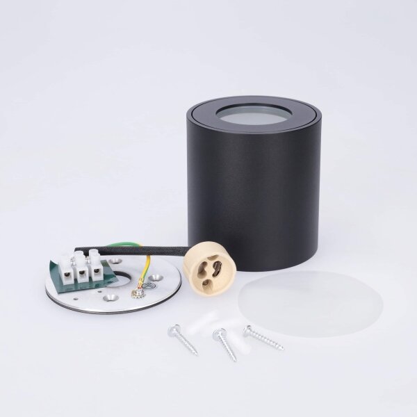 BRILAGI - Спот за баня MIA 1xGU10/30W/230V 84x80 мм черен IP54
