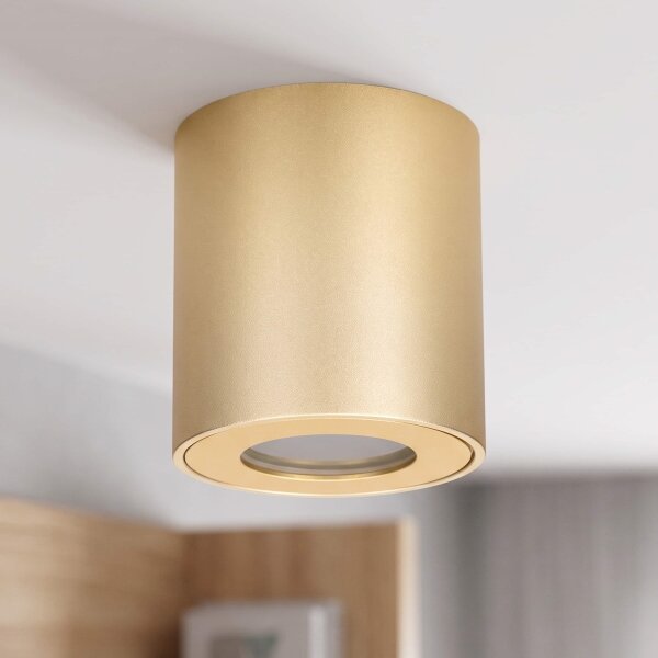 BRILAGI - Спот за баня MIA 1xGU10/30W/230V 84x80 mm златист IP54