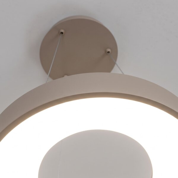 BRILAGI - димируем LED полилей на кабел FALCON II LED/67W/230V Ø 40 см бежов + дистанционно управление