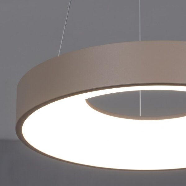 BRILAGI - димируем LED полилей на кабел FALCON II LED/67W/230V Ø 40 см бежов + дистанционно управление