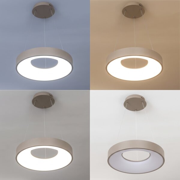BRILAGI - димируем LED полилей на кабел FALCON II LED/67W/230V Ø 40 см бежов + дистанционно управление