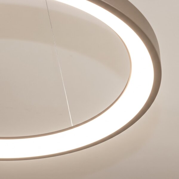 BRILAGI - LED димируем полилей на кабел FALCON SLIM LED/42W/230V Ø 50 см бежов + дистанционно управление