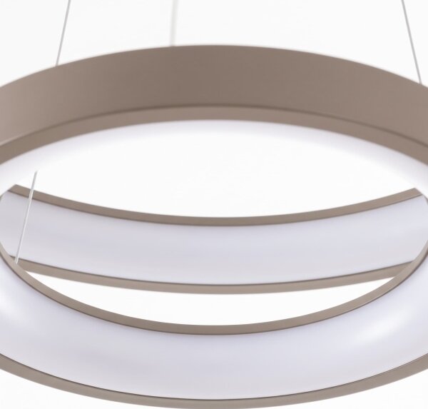 BRILAGI - LED димируем полилей на кабел FALCON SLIM LED/68W/230V Ø 50 см бежов + с дистанционно управление
