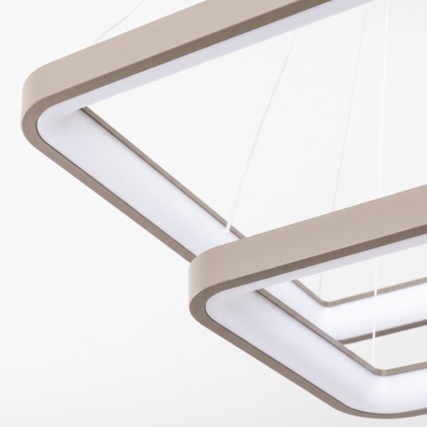 BRILAGI - LED димиращ полилей на кабел FALCON SLIM LED/78W/230V бежов + дистанционно управление