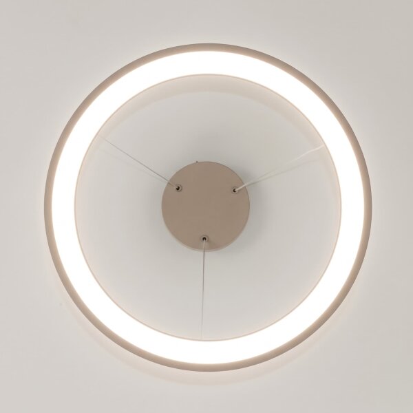 BRILAGI - LED димируем полилей на кабел FALCON SLIM LED/42W/230V Ø 50 см бежов + дистанционно управление