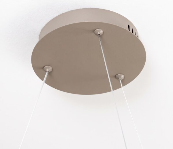 BRILAGI - LED димируем полилей на кабел FALCON SLIM LED/42W/230V Ø 50 см бежов + дистанционно управление