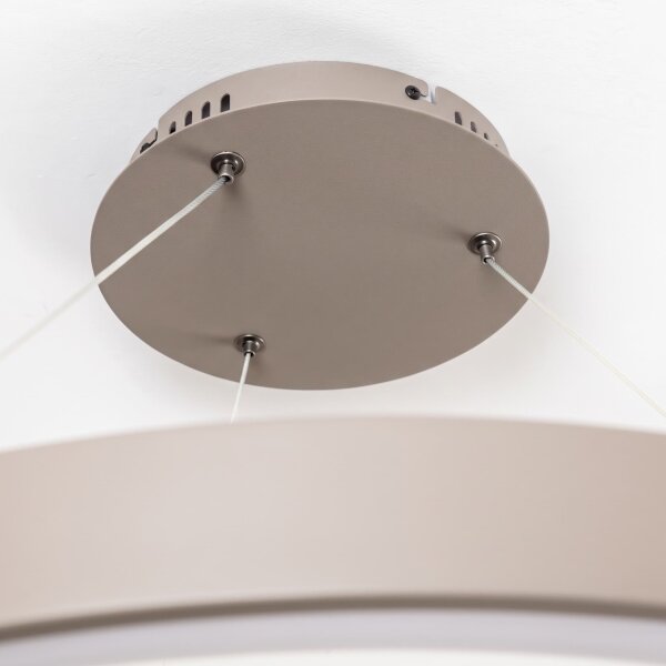 BRILAGI - LED димируем полилей на кабел FALCON II LED/108W/230V Ø 80 cm бежов + дистанционно