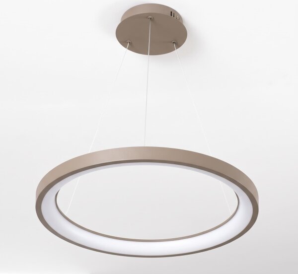 BRILAGI - LED димируем полилей на кабел FALCON SLIM LED/42W/230V Ø 50 см бежов + дистанционно управление