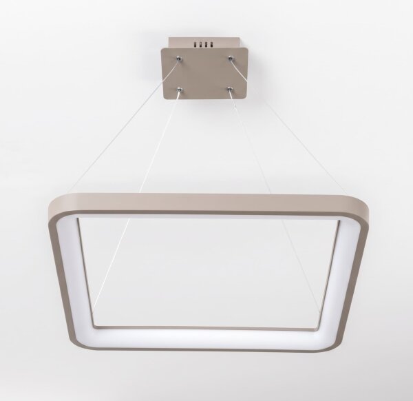 BRILAGI - LED димируем полилей на кабел FALCON SLIM LED/50W/230V 50x50 cm бежов + с дистанционно управление