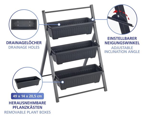 Метална стойка за цветя (височина 85 cm) Vertical – Maximex