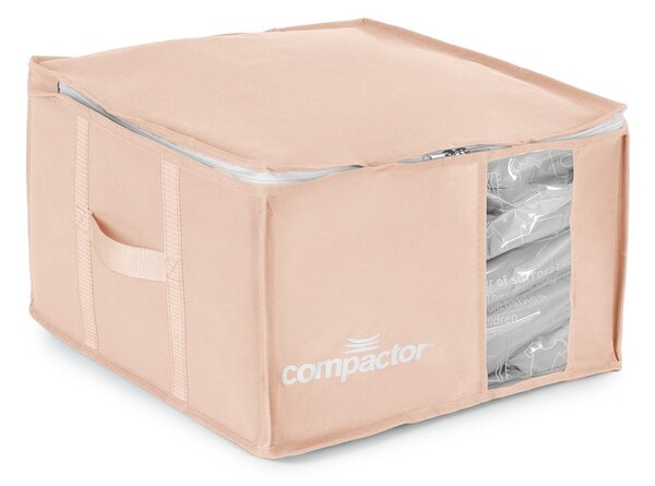 Вакуумна пластмасова кутия за съхранение на дрехи 42x40x25 cm Pink Edition – Compactor