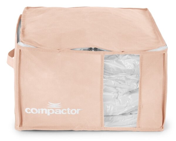 Вакуумна пластмасова кутия за съхранение на дрехи 42x40x25 cm Pink Edition – Compactor