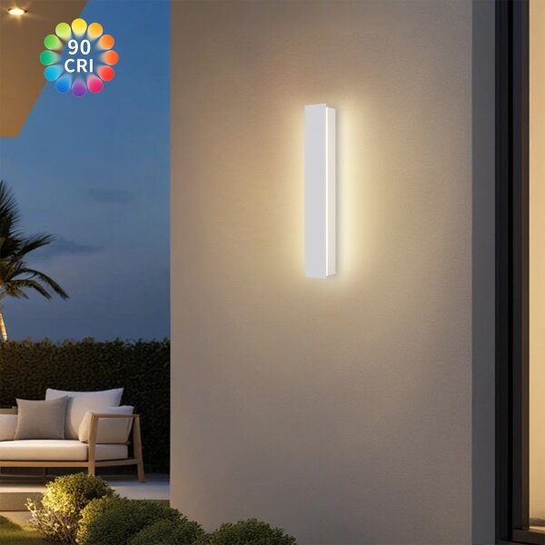 Brilagi - LED външна стенна лампа LINEAR LED/8W/230V 3000K IP65 30 см бяла CRI 90