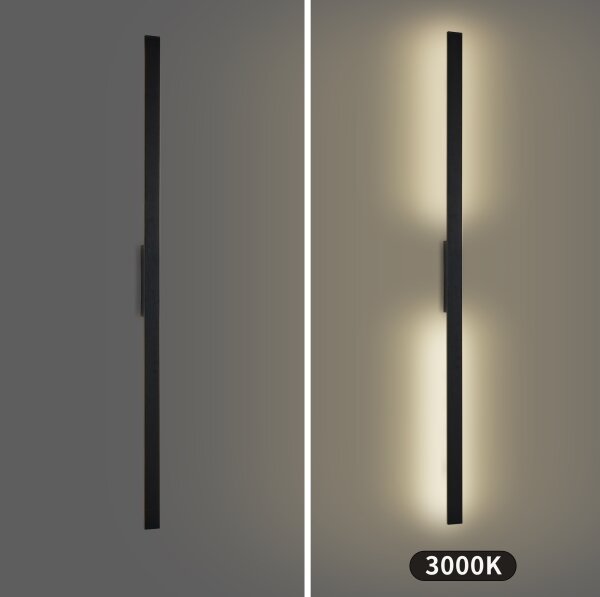 Brilagi - LED външен стенен осветител LUNA LED/30W/230V 3000K IP65 150 cm черен CRI 90