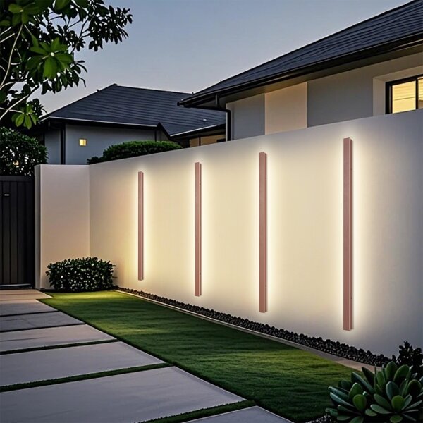 Brilagi-LED Външно стенно осветително тяло LINEAR LED/32W/230V 3000K IP65 140 cm кафяво CRI 90