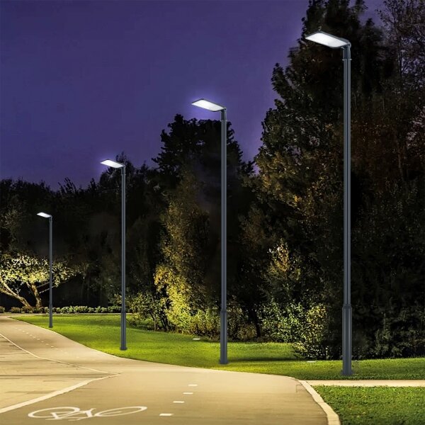 Brilagi-LED Външна лампа с колона и кабел 5 m URBANLIGHT LED/200W/230V антрацит IP65