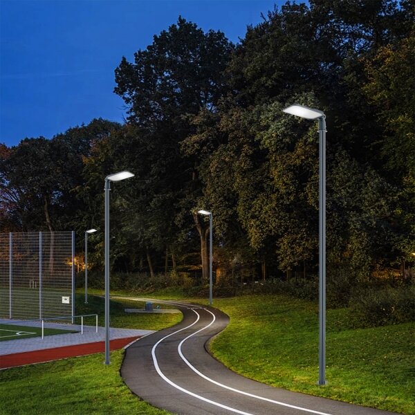 Brilagi-LED Външна лампа със стълб и кабел 4 m URBANLIGHT LED/100W/230V антрацит IP65