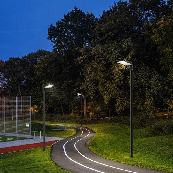 Brilagi-LED Външна лампа със стълб и kl. 3 m URBANLIGHT LED/200W/230V черна IP65