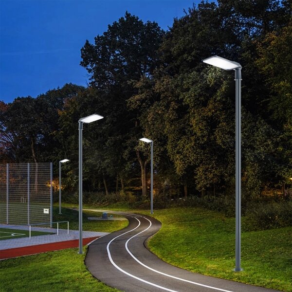 Brilagi-LED Външна лампа със стълб и кабел 4 m URBANLIGHT LED/200W/230V антрацит IP65