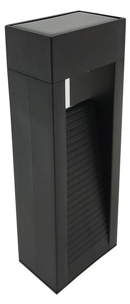 Соларна LED лампа с 2 x LED, 1,2 V, 200 mAh, IP44, черна