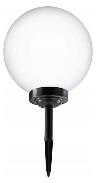 Соларна LED лампа LED/1,2 V 6500K 200 mAh Ø 30 см IP44 бяла/черна