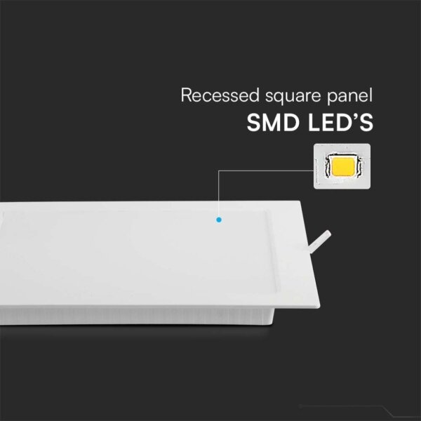 LED Лампа за окачен таван LED/3W/230V 9x9 см 4000K бял
